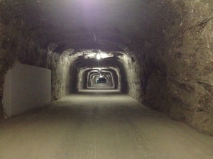 One of the small connecting tunnels, Kochendorf Salt Mine